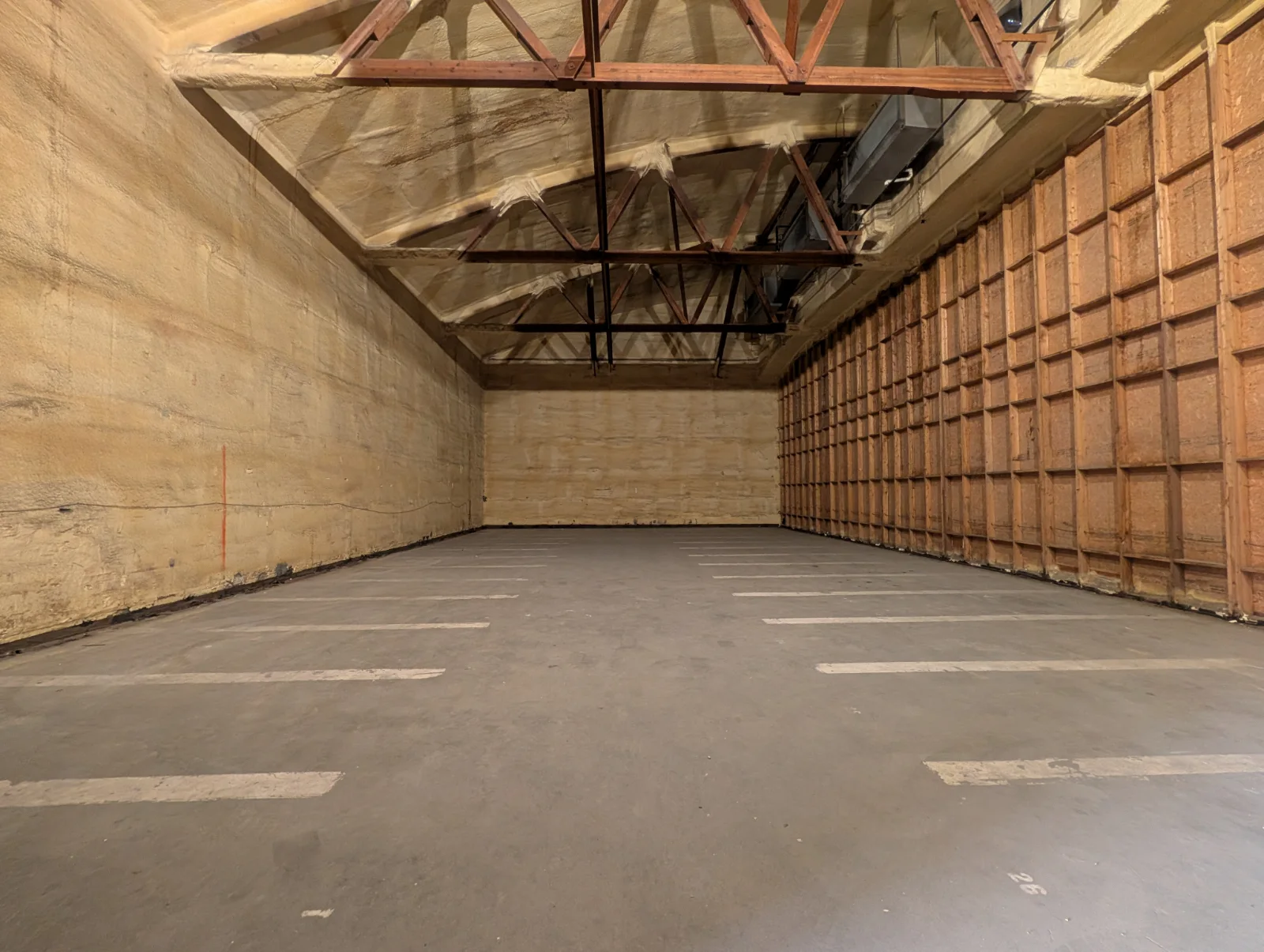 Open insulated refrigerated room inside Hawkeye Building 18