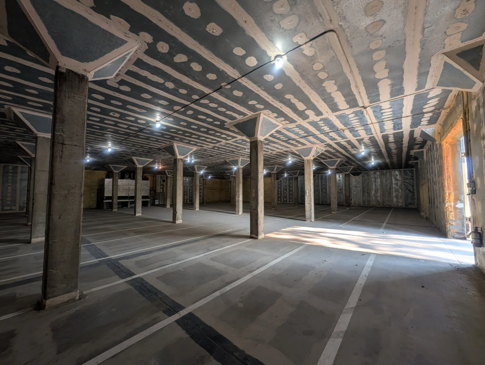 Large refrigerated storage room in Hawkeye Building 18 in Kelowna